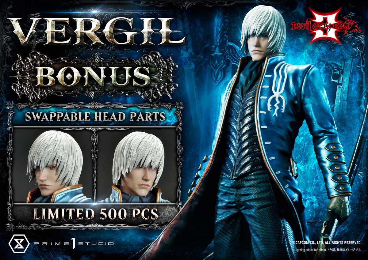 PassionXFun's tweet photo. In preordine dal 15 settembre la #UltimatePremiumMasterline di #Vergil della #Prime1Studio!
@Prime1Studio #プライム1スタジオ #デビルメイクライ3 #バージル #dmc3 #DevilMayCry #DevilMayCry3 #DantesAwakening #Capcom #onefourthscale #statue #videogames #statue
https://t.co/gUOJt6Hxhy https://t.co/DgmW9007Ts