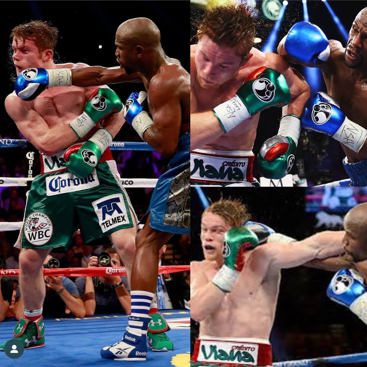 jeffreyboxe's tweet photo. 14 septembre 2013: Floyd Mayweather Jr (50-0, 27 ko’s) domine aisément le jeune Saul Alvarez (59-2-2, 39 ko’s) sur 12 rounds. Mayweather ajoute à sa collection les titres WBC/WBA des 154lbs. Le juge CJ Ross avait scandaleusement 114-114 pour protéger Canelo #boxe #Boxing #Boxoe https://t.co/5hjJOb22ny