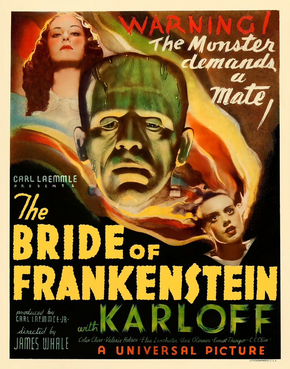 Review tinyurl.com/mr892pk3 sobre o filme Bride Of Frankenstein / A Noiva de Frankenstein (1935). #terror #drama #ficcaocientifica #filmepretoebranco #review #anos30 #suspiroearrepio