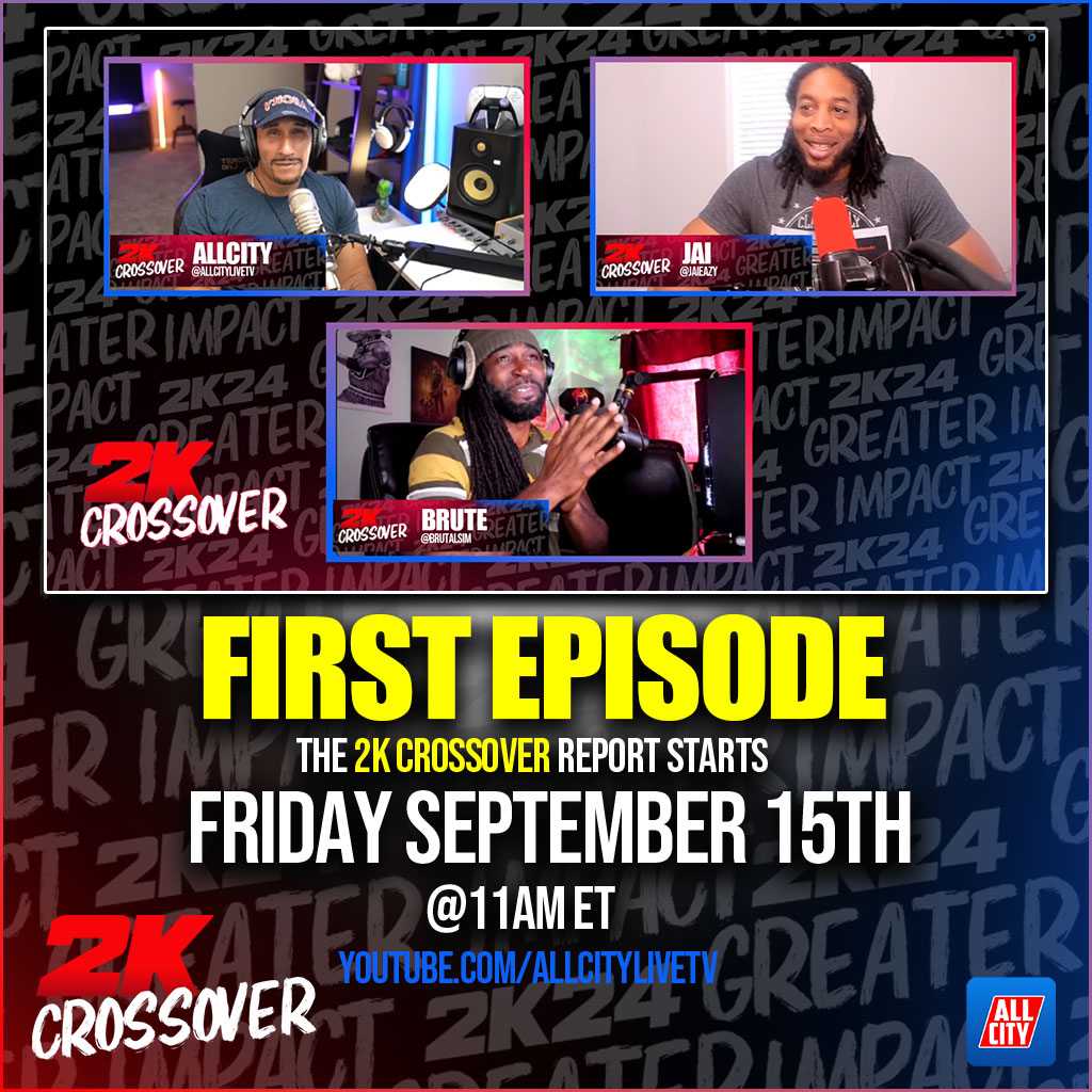 The 2K Crossover Report Starts tomorrow yall! Hope yall are able to tune in💯 <a href="/brutalsim/">Brutalsim🏀2KGURU🎮</a> <a href="/JaiEazy/">Jai Eazy</a> 🔥🔥🫡