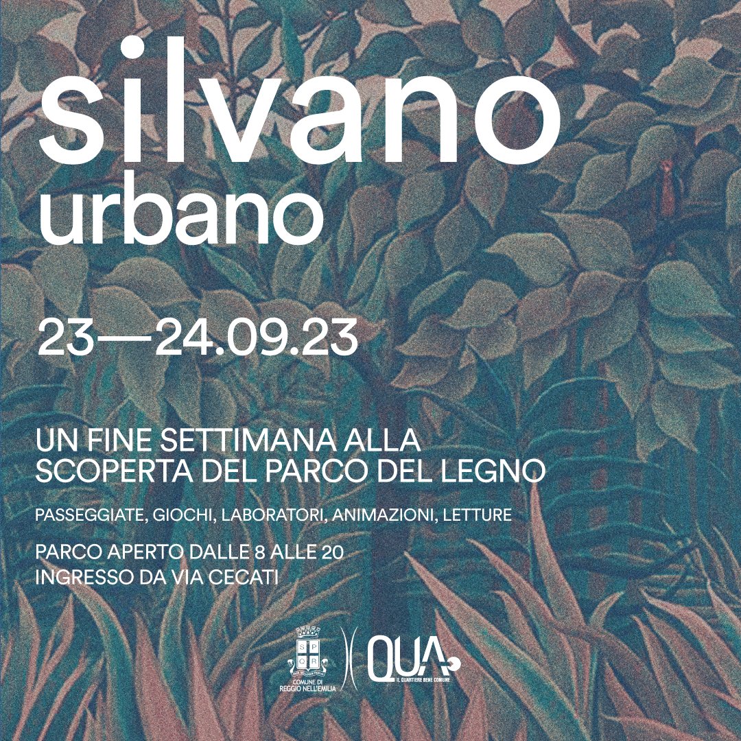 Un weekend silvano al Parco del Legno! Celebriamo la natura in città e le relazioni con passeggiate, giochi, letture e laboratori per tutta la famiglia. Una comunità collaborativa sta rianimando il parco e voi siete invitati alla festa il 23-24 settembre! bit.ly/silvanourbano