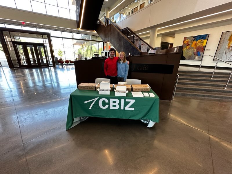 Did I mention the sandwiches were from <a href="/planetsub/">Planet Sub</a> aka yellow sub in Lawrence? @kubschool students. Drop by until 1:00 to grab a Sammie and career fair tips. <a href="/KUBusCareer/">KU Bus Career</a>