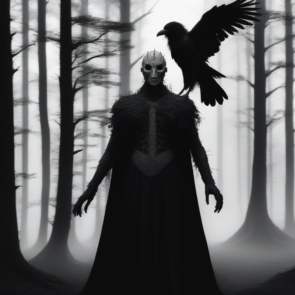 aiBildAgentur's tweet photo. This haunting scene tells a tale of balance and intrigue, where the line between light and darkness blurs in the heart of the wilderness. ๐๐ฆ
๐ฟ
#WickermanStyle #ForestMystery #RavenMagic #NatureEnigma https://t.co/mg1oOHCtfg