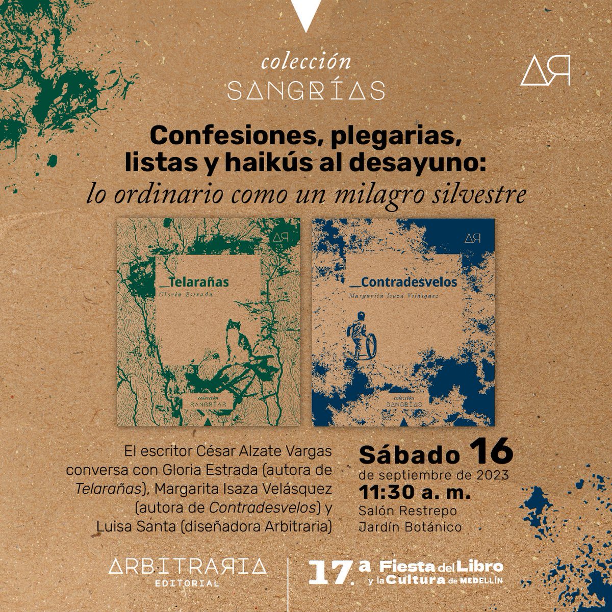ArbitrariaEdita's tweet photo. En lo pequeño hay fortuna. Como los granos de polen o las semillas fosilizadas que retratan la vida pasada de los bosques mejor que los enormes esqueletos de dinosaurios. Sangrías es una colección que le da valor a lo cotidiano. https://t.co/VLUKSxoYAN