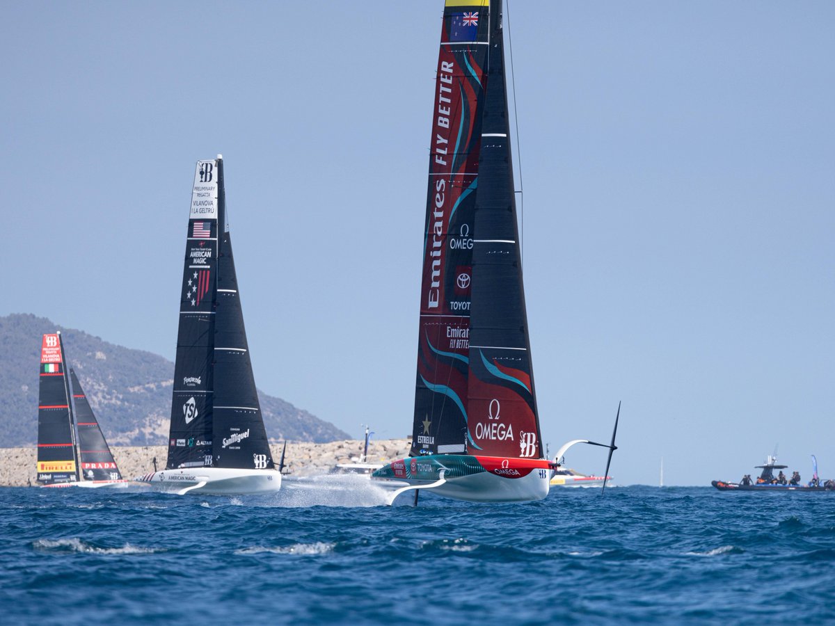 The Practice Racing is done, and the final day's results are in 👉 bit.ly/468T8Ww

The real fun begins tomorrow.  

#AC37 #Vilanova