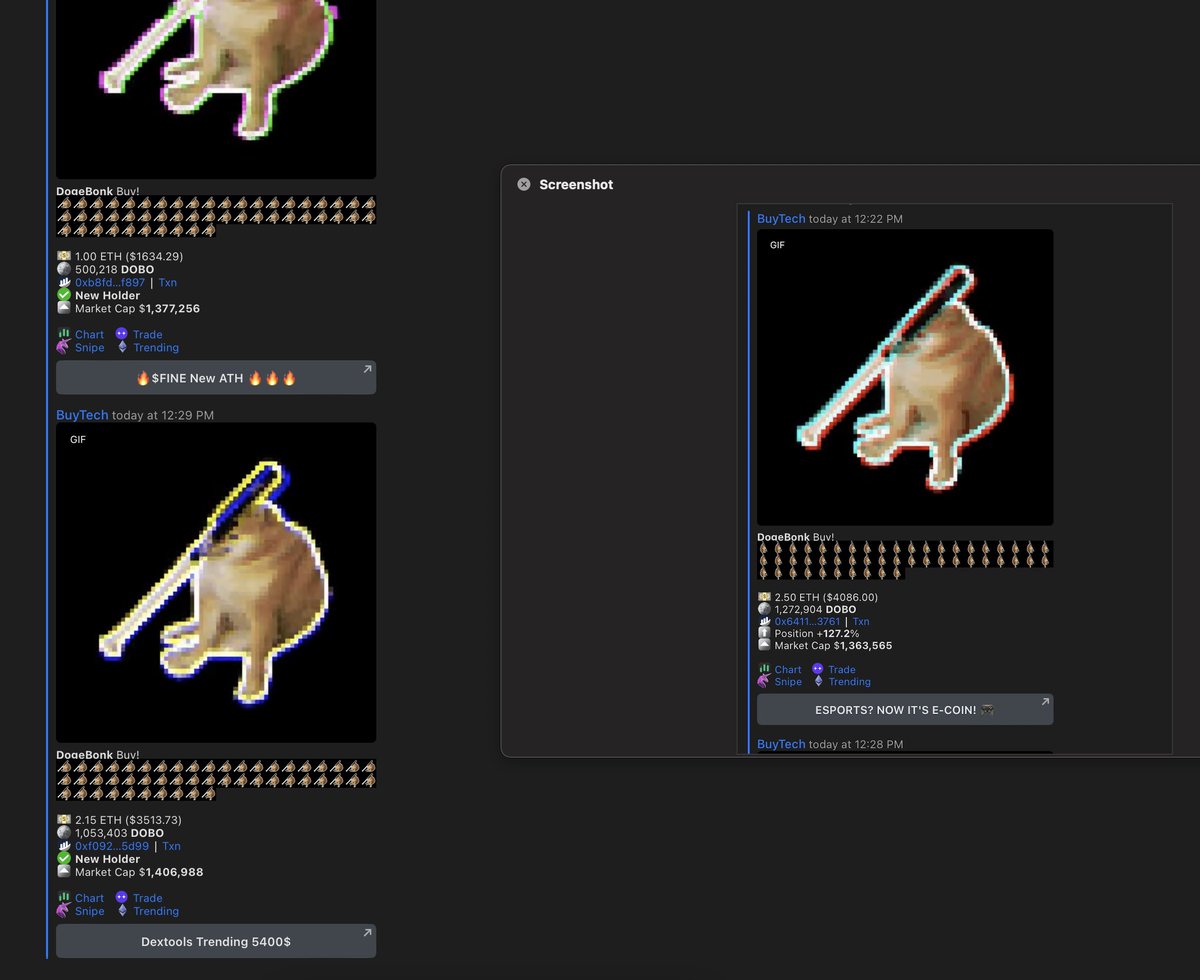 Here we go! Money waiting on the side line as always, waiting for the first one to jump in. #dogebonk $dobo #eth $bonk