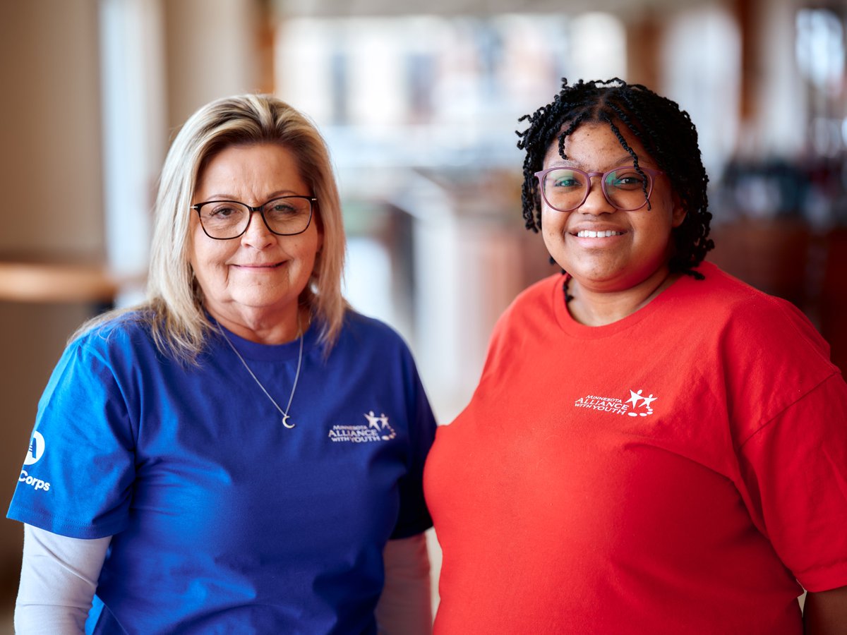 #BecauseofAmeriCorps, students in Minnesota struggling to stay on track to graduate high school attend an additional week of school when supported by an AmeriCorps Promise Fellows! @americorps #standforservice @ServeMN