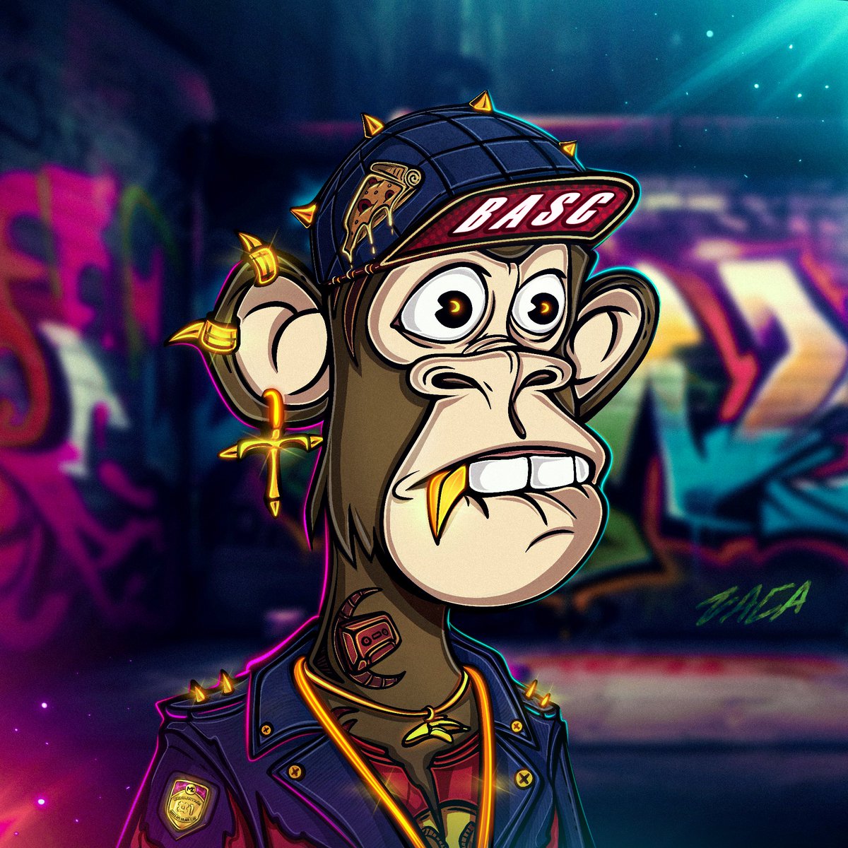 batzyyyyyy's tweet photo. PUNK BIKER APE - @BoredApeSolClub 1/1 Custom ape for @AndreiRanzi
#bazty #basc #solnfts https://t.co/6J2gxRVfwC
