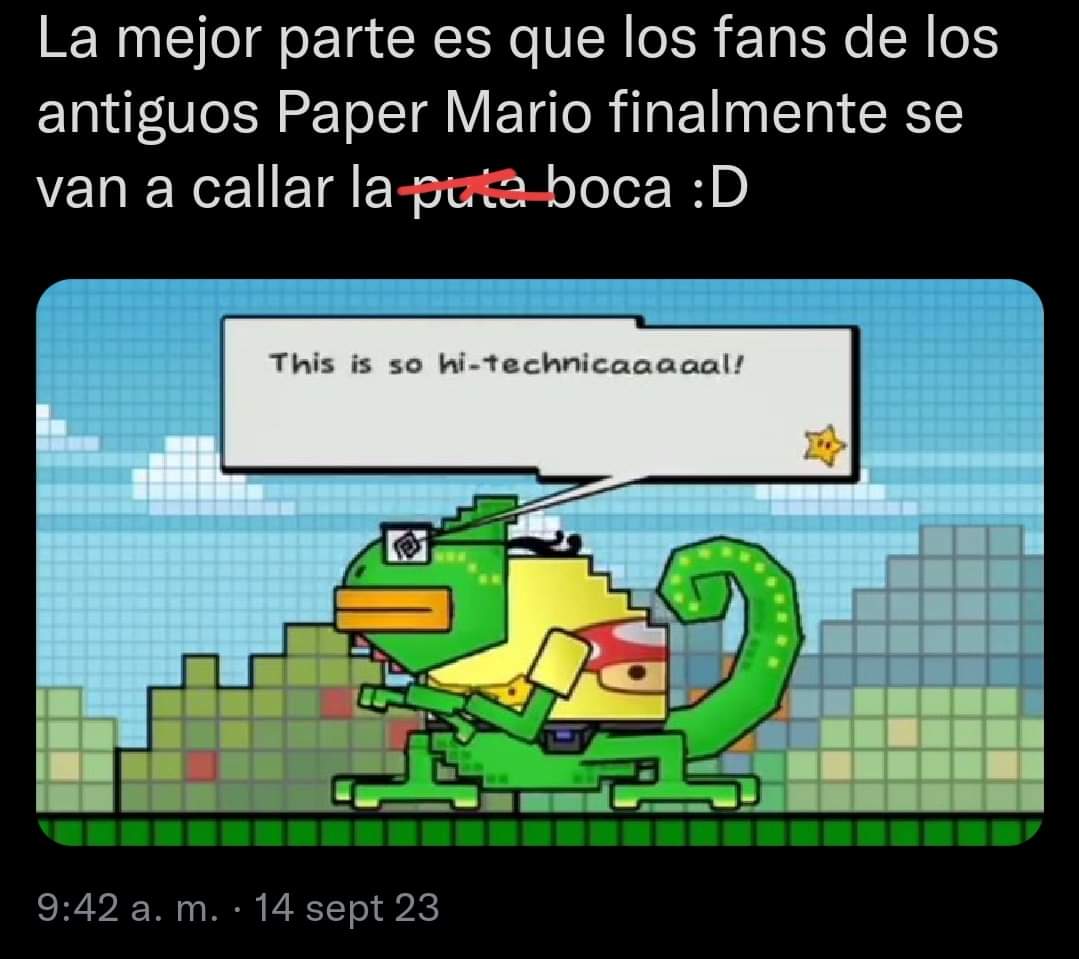 antharesredstar's tweet photo. Y no me la callo :v
Quiero un remake del primer Paper https://t.co/NGfGJsF9K7