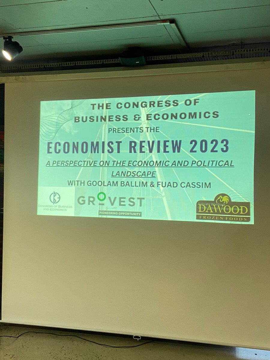 InxPrime's tweet photo. INX Prime at the CBE Economist Review 2023
@gadeeBr @TasneemMotara
#inxprime #dstv345 https://t.co/jOp8JkzhTp