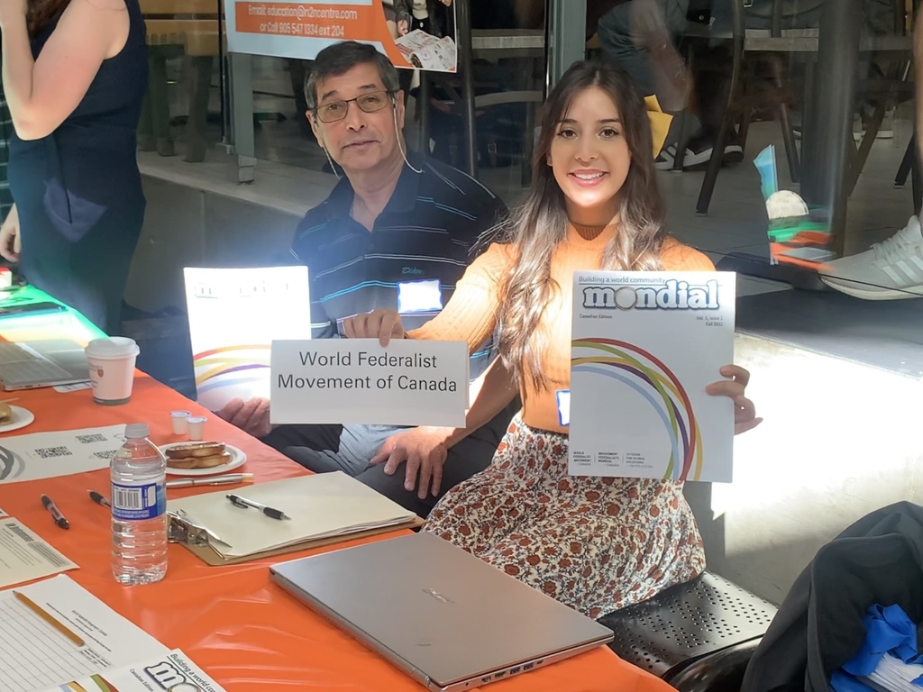 The WFM-Canada is at the McMaster student volunteer fair! We're looking forward to engaging with the vibrant student community and working together towards a more democratic and equitable world. 🌐🤝 #GlobalEngagement #StudentVolunteers #WFMCanada