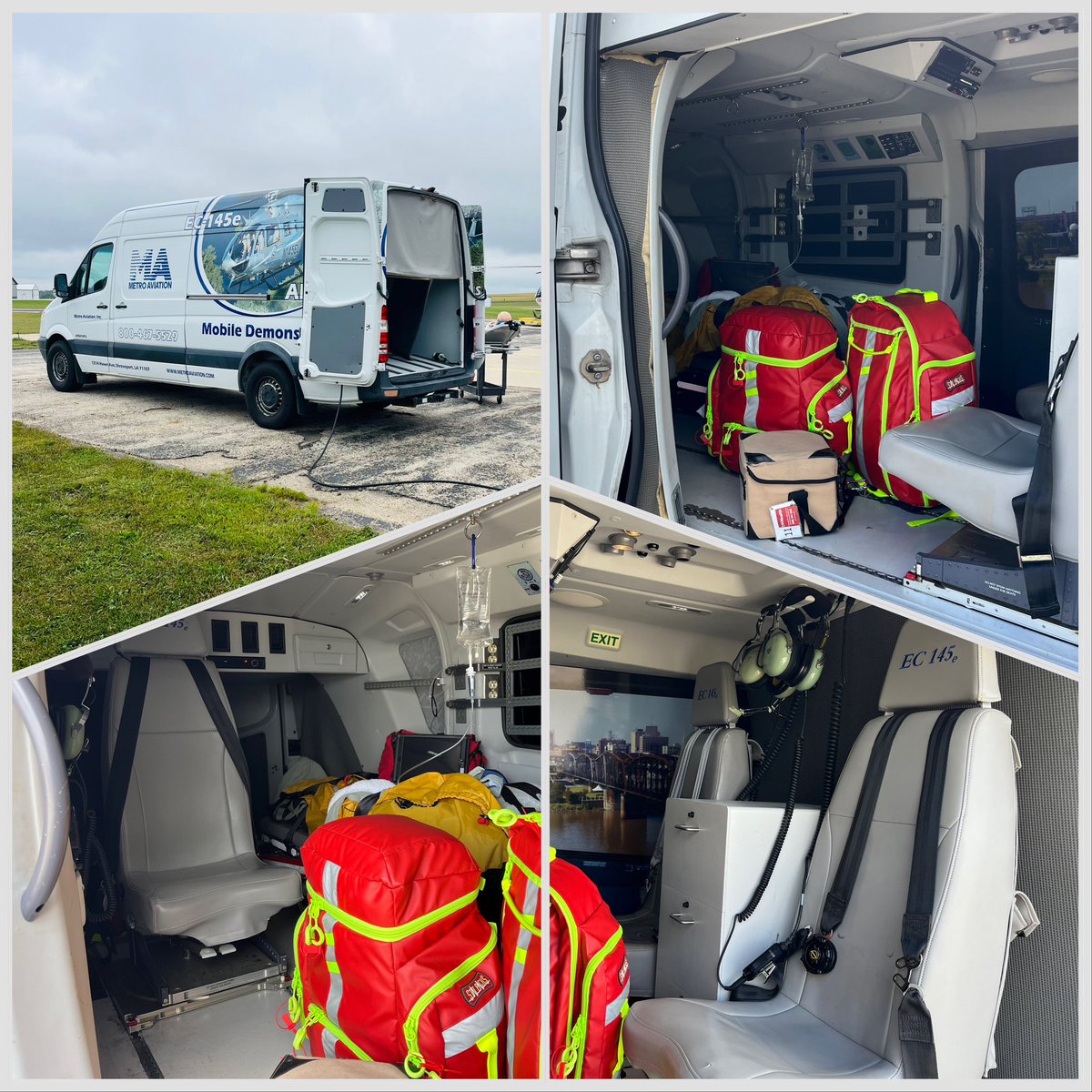 As a simulation educator &amp; former flight paramedic, I love the <a href="/MetroAviation/">Metro Aviation</a> mobile aircraft simulator! <a href="/UWMedFlight/">UW Health Med Flight</a> utilized this platform to perform egress training at their annual safety day yesterday during a simulated patient flight. #simsaveslives #healthcaresimulation