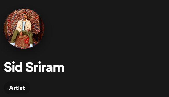 SuramyaPandey4's tweet photo. Some may call it simping. But that's exactly what it is, who am I even kidding.💁‍♀️

LY @sidsriram! Constantly on loop.🔁 https://t.co/zAJpeshwaX