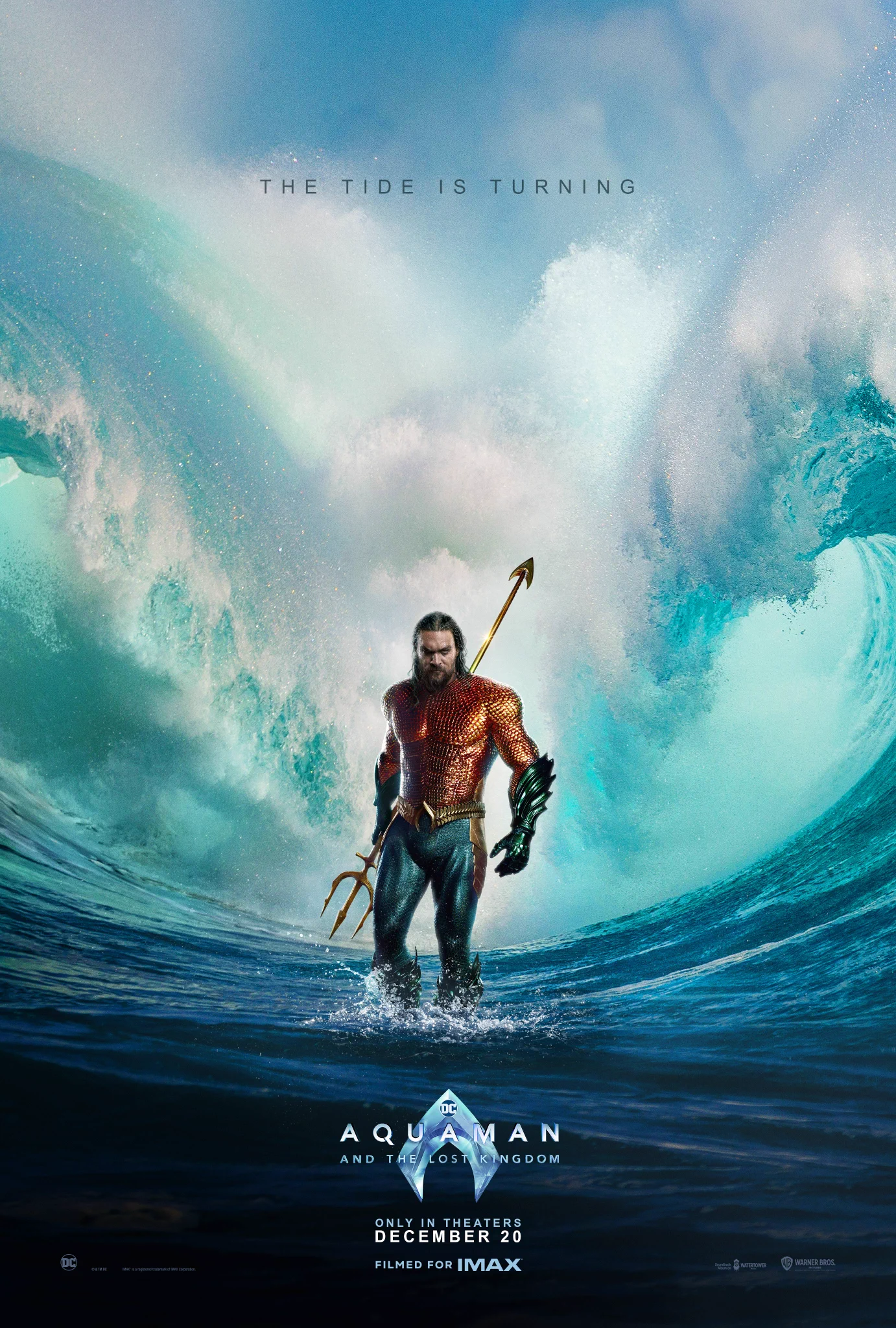 Eerste Aquaman and the Lost Kingdom poster met Jason Momoa