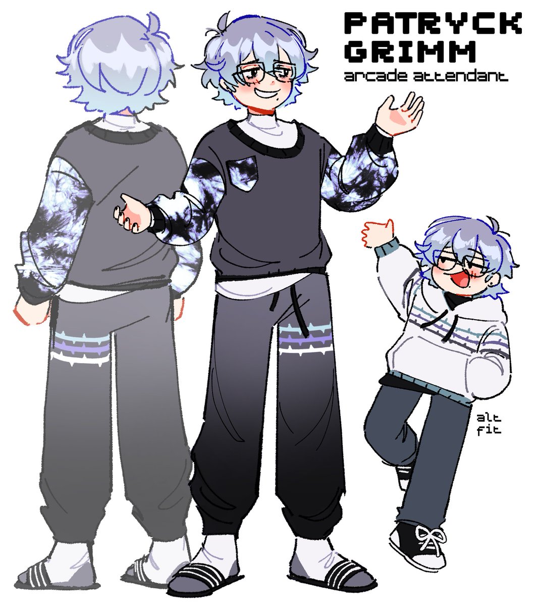 wraetherr's tweet image. some oc ref sheets from awhile back