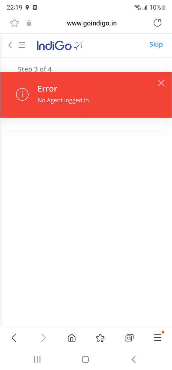 Harshit_Gupta03's tweet photo. @IndiGo6E : Unable to reschedule flight on your plan B portal (error ss below) . Your call center is also not reachable. Pls help https://t.co/kkXQfodHYz