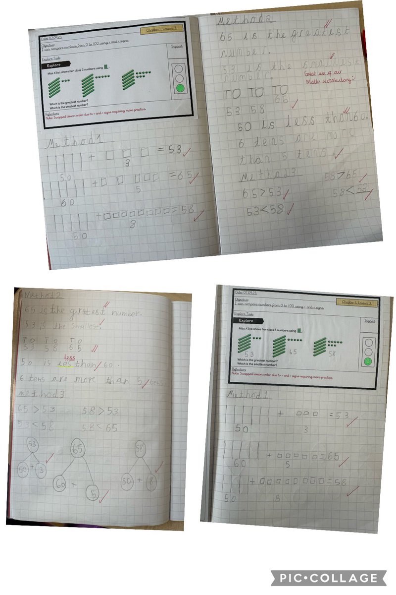 We certainly have some super #ParishMathematicians in Year 2. ✏️🧮🔢 The children have really enjoyed using lots of concrete manipulatives, alongside a range of journaling methods to explore the concept of number and place value. 📚 @parishschool1 @mathsnoproblem