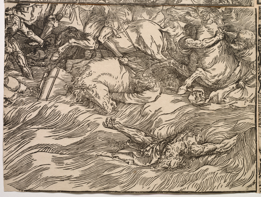 VeniceArtGuide's tweet image. Titian, The Submersion of Pharaoh&apos;s Army in the Red Sea, 1514-15
(printed 1549) #cmaopenaccess #museumarchive clevelandart.org/art/1952.296.9