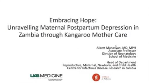 I would like to thank <a href="/uabsoph/">UAB School of Public Health</a> for inviting me to talk at my Alma Mater, titled "Embracing Hope: Unraveling Maternal Postpartum Depression through Kangaroo Mother Care in Zambia". 
Around 20% of newly delivered women in Lusaka, #Zambia have #Postpartum #Depression
#KMC #NICU