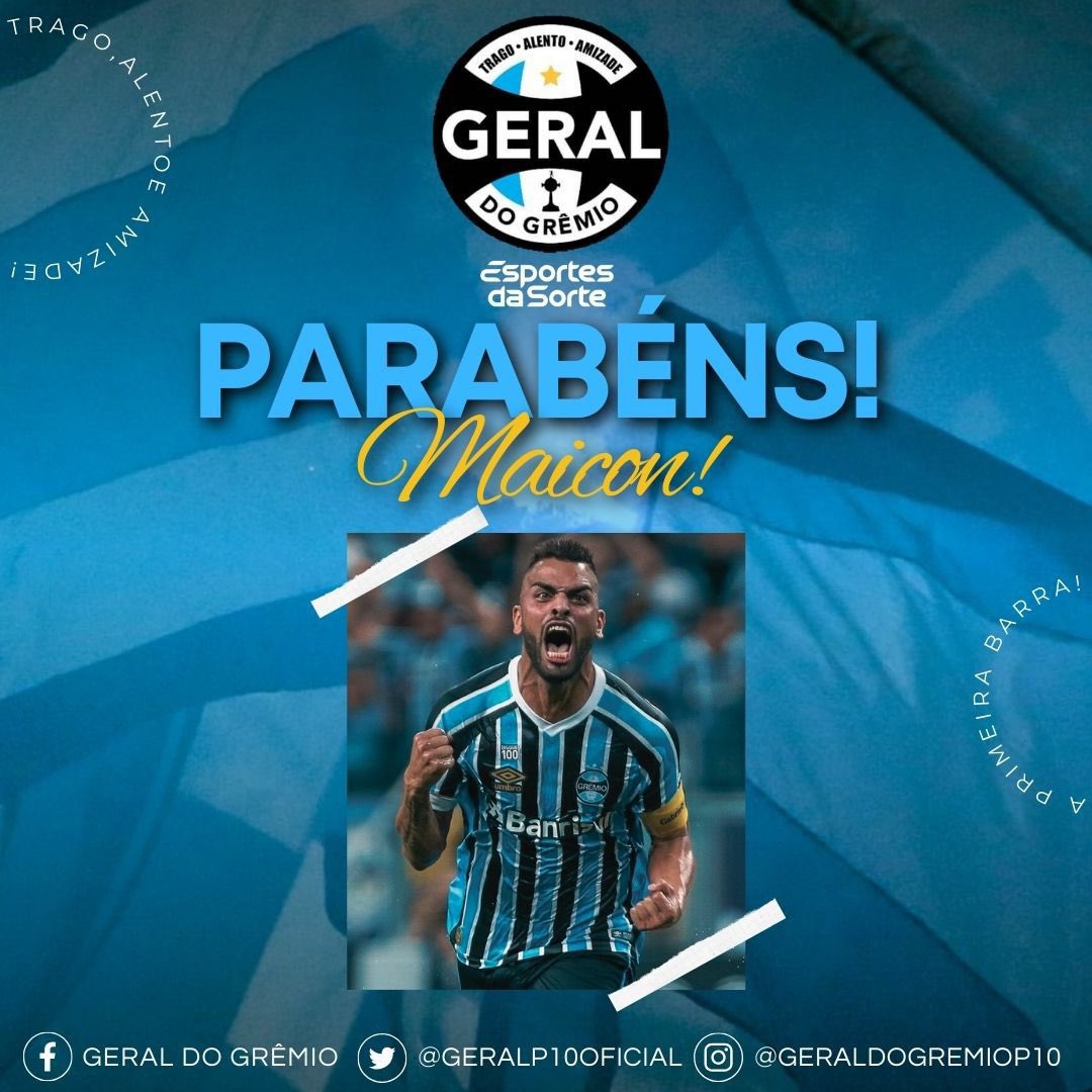 geralp10oficial's tweet photo. Parabéns ídolo! Obrigado por tudo! Felicidades e Grêmio! https://t.co/GHOYfFI85S