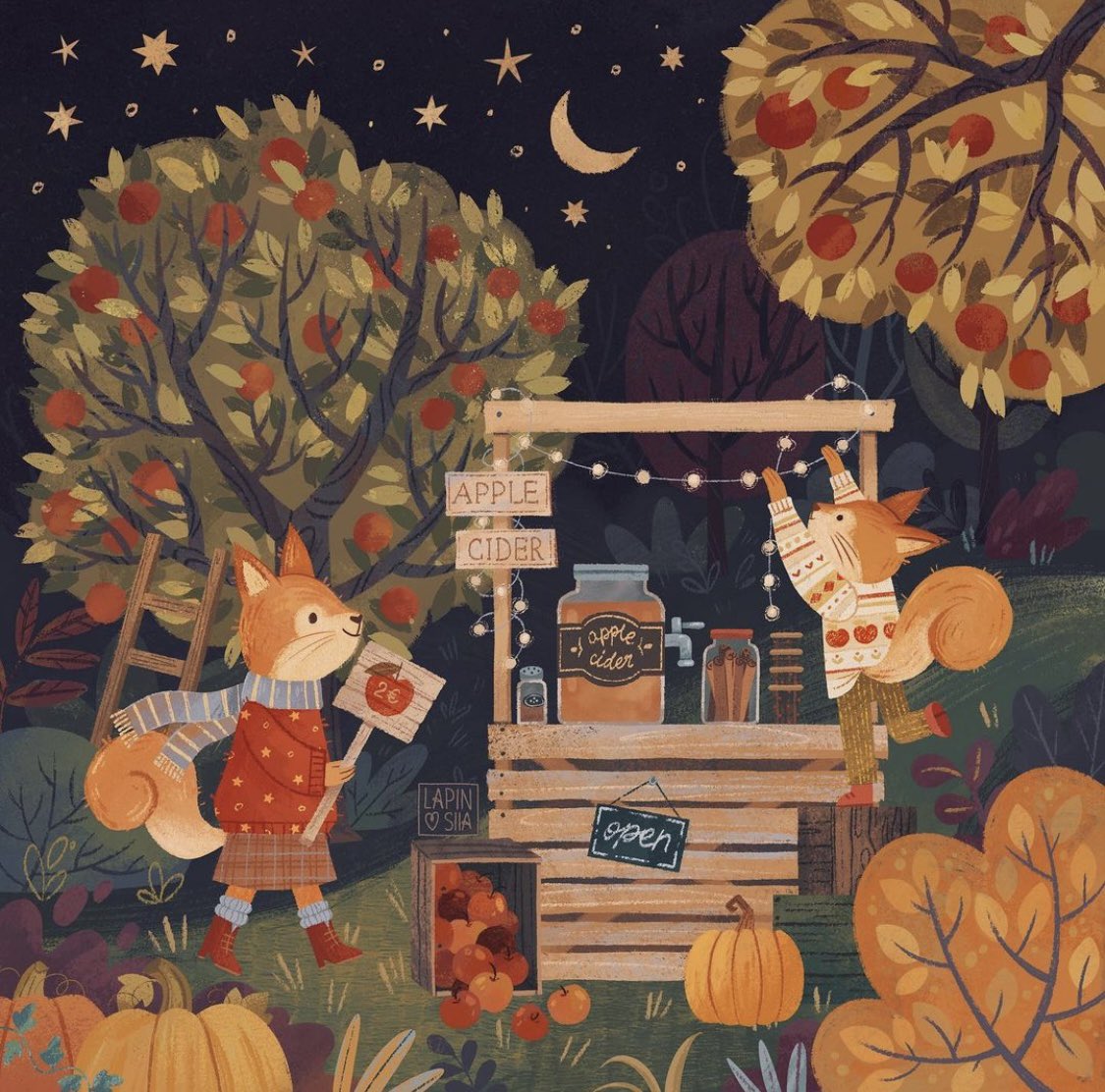 TitaniasRealm's tweet photo. Autumn evenings should be like this 🍂

Art by Anastasiia Panchenko https://t.co/Tll75RTz8e
