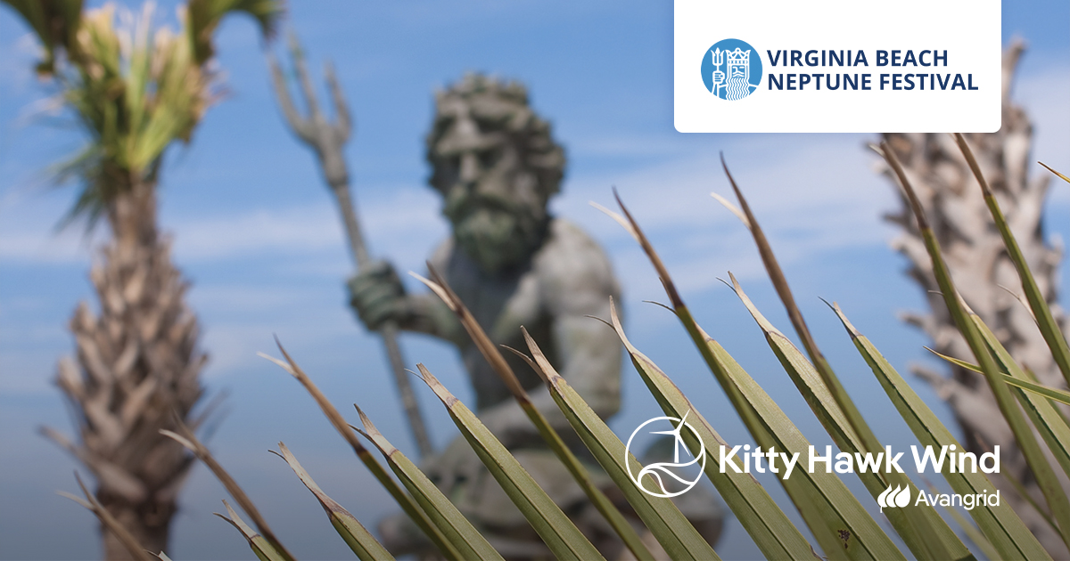 KittyHawkWind's tweet photo. #KittyHawkWind is a proud sponsor of the 2023 @NeptuneFestival including this weekend’s 26th Fall Wine Festival Sept. 16-17 at #VirginiaBeach’s Neptune’s Park, 12-5pm. Come join Kitty Hawk Wind team members for the fun! Tickets &amp; info: https://t.co/HWpIpUklsB https://t.co/JbLHhrSJyi