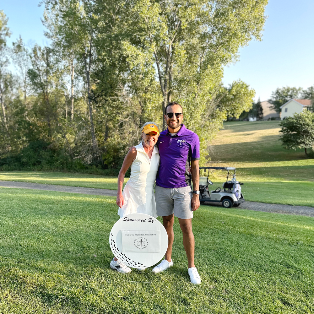 iowabar's tweet photo. On Sept. 8, the Young Lawyers Division of the ISBA hosted its Justice Fore All Golf outing at Deer Run Golf Club in Indianola. The YLD Fundraising Committee would like to thank the participants and generous sponsors.
https://t.co/W5IywHM8j1
#ISBAYLD #IowaLawyerWeekly https://t.co/z6ClfA4Of0
