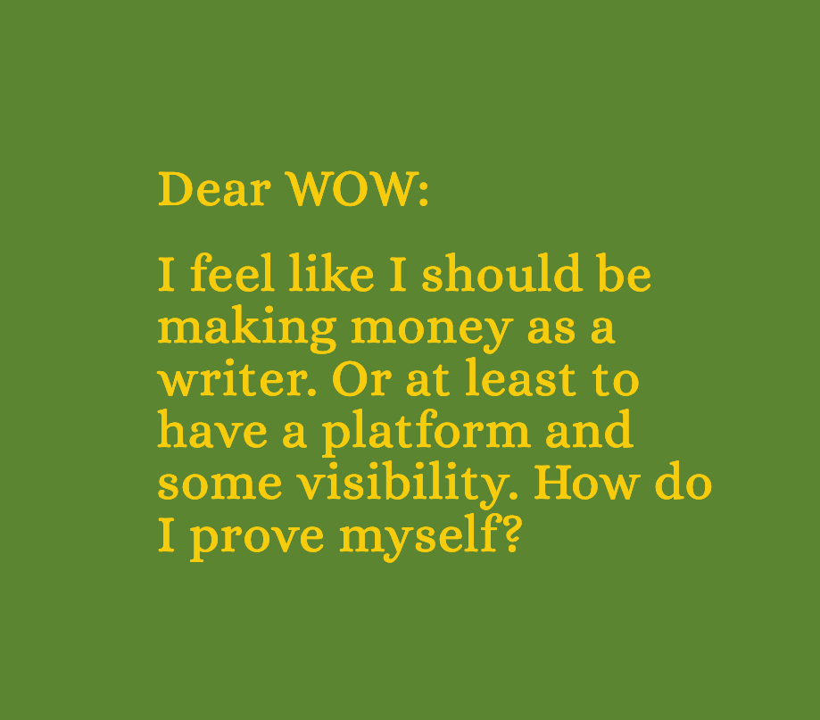 GET OUR ANSWER HERE: 
wideopenwriting.com/dear-wow
--
#travel #writinglife #writers #writingretreats #writersofinstagram #writingworkshop #wideopenwriting