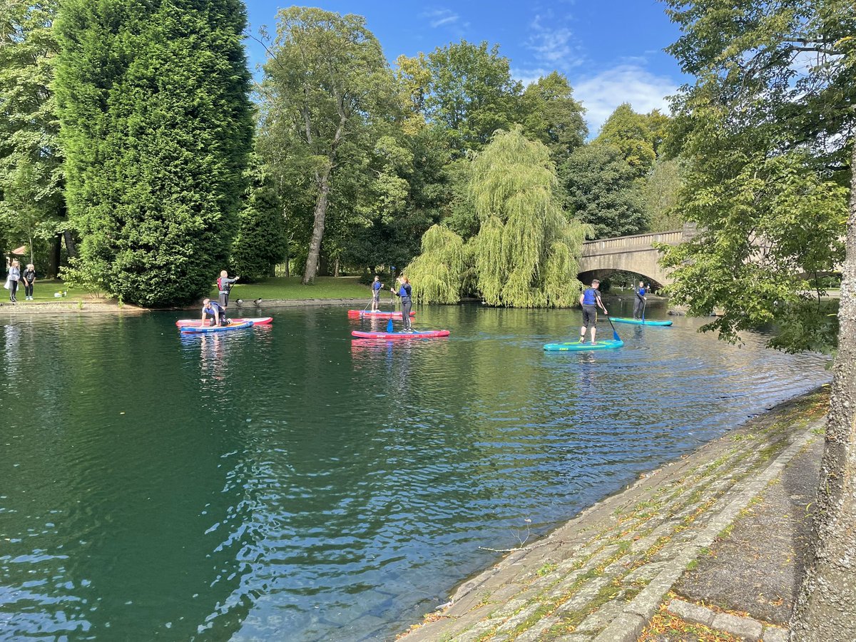 Great <a href="/ActiveLancs/">Active Lancashire</a> staff well being session with <a href="/Claire4949/">Claire newton</a> from SupBurnley . Lovely afternoon in the glorious Thompson park , taking time to refresh and have some time out . Thanks also to <a href="/BurnleyLeisure/">Burnley Leisure & Culture</a> for the use of the lake #wellbeing