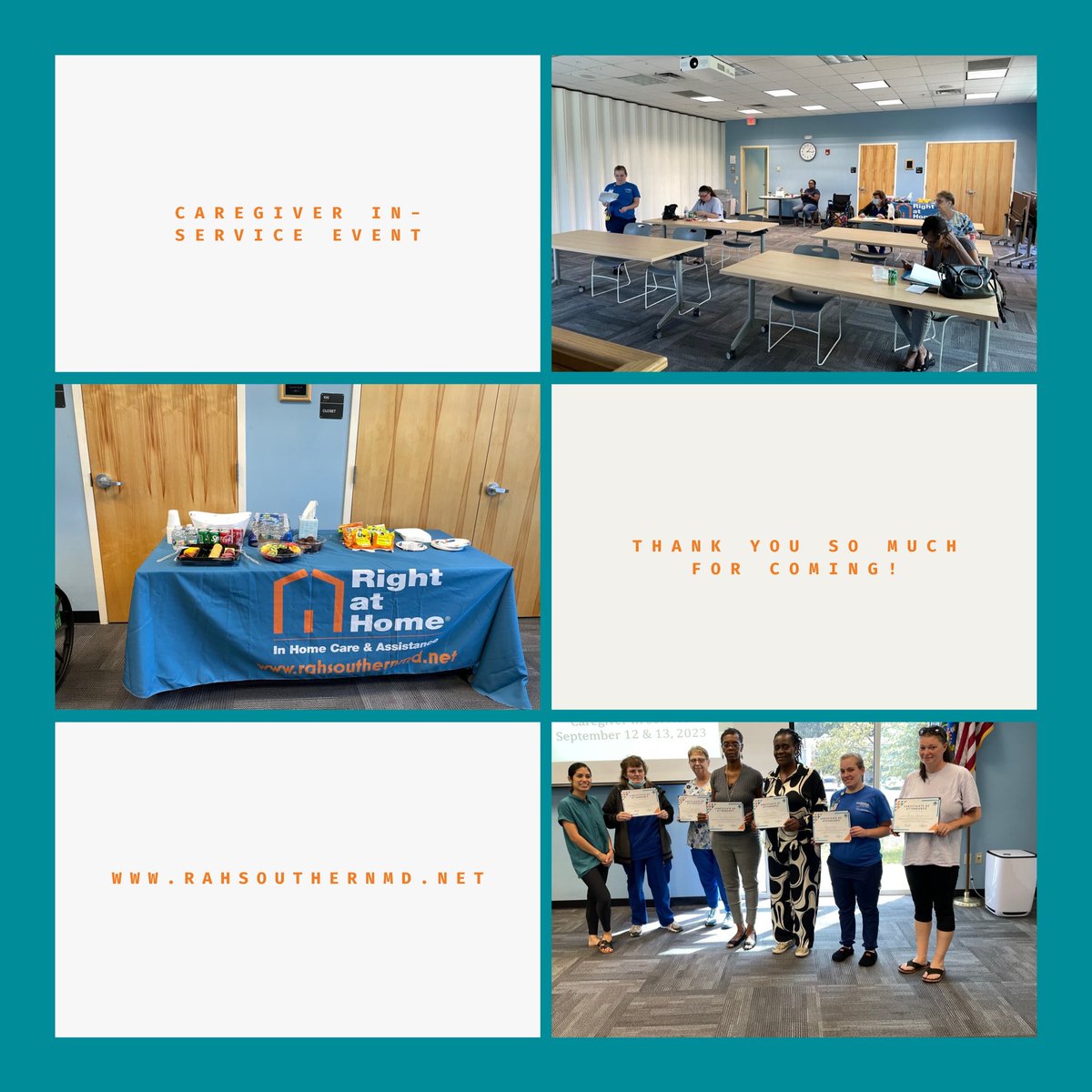 rahsouthernmd's tweet image. 👉🏻Take a look at some pictures of the Caregiver In-Service that went through this Tuesday ‼️ 😍

👉🏻Our amazing team member Liza, welcomed all our caregivers and they had a blast! We love seeing our caregiver&apos;s faces and sharing training with them! ❤️

#caregiver #inservice