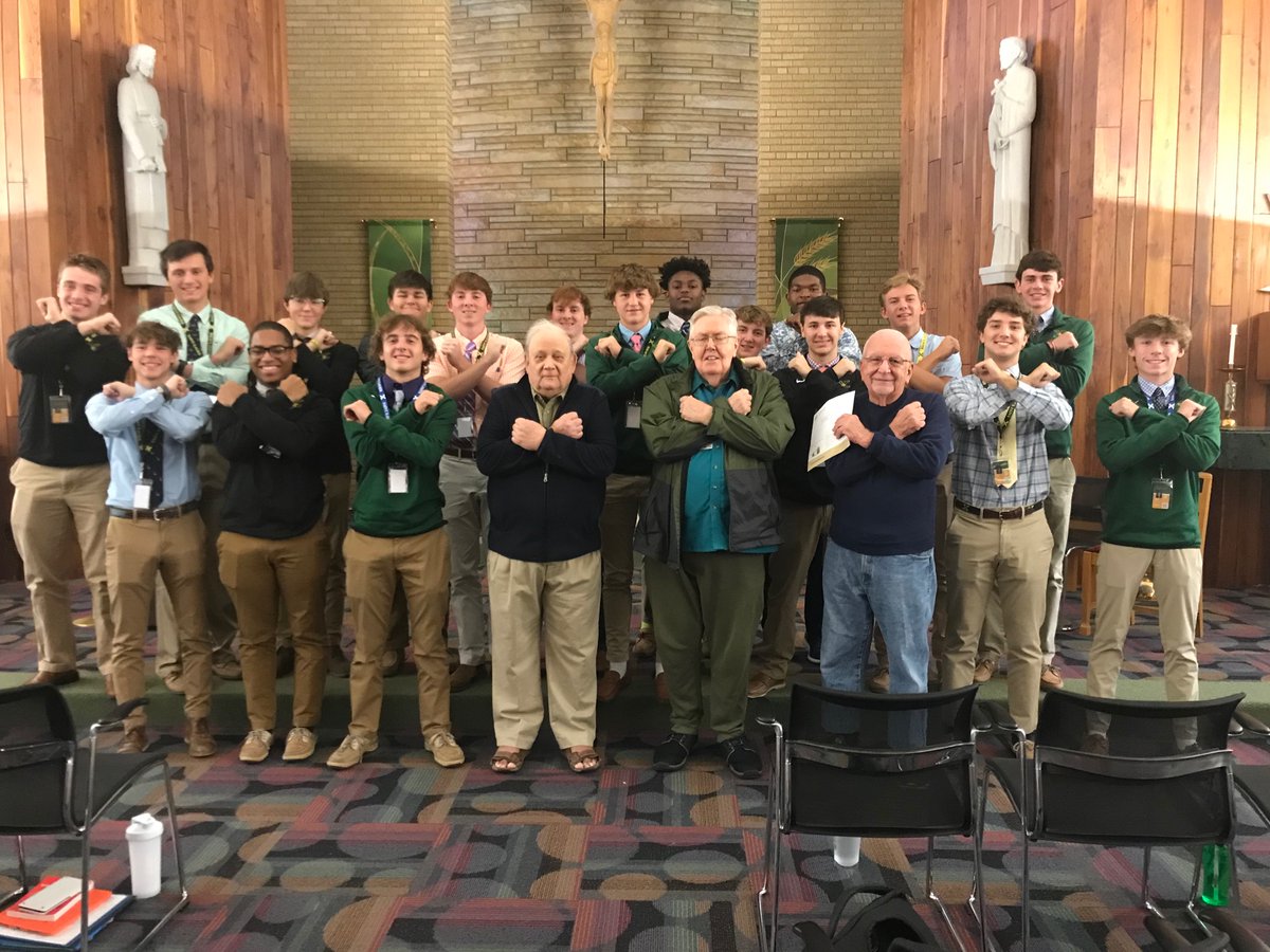 We were honored to host 3 Xavierian Brothers at Tigers for Christ this week.  St. X would like to thank Bro. Kenney Gorman, C.F.X., Bro. Mike Foley, C.F.X., and Bro. Louis Calmel, C.F.X.  They spoke on the history of Tiger athletics and life at our brother schools in Africa.