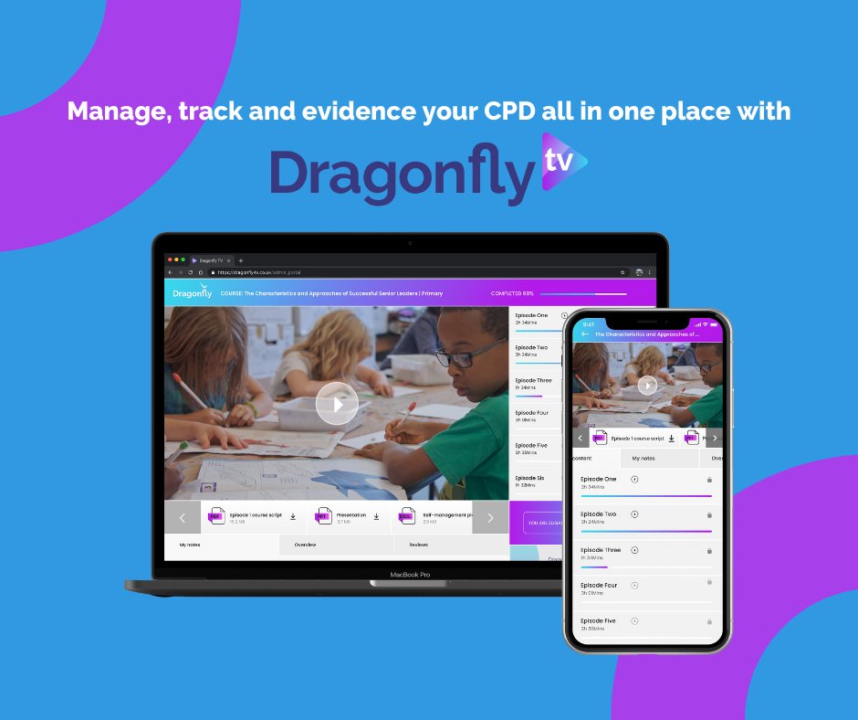 📱 Available on mobile and desktop.
📊 Manage, track, and evidence CPD all in one place.
📝 Expand your CPD Portfolio. 

Explore DragonflyTV: loom.ly/FqBeEFw

#CPDRelief #educationmatters #cpd #mlearning #edchat #education #teachers #lrnchat #dragonflytraining #edtech