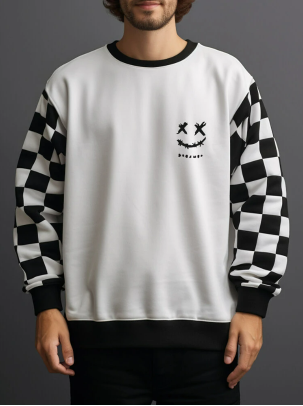 abphilosopher's tweet image. Men&apos;s Smile Checkered Pullover Sweatshirts

Size: S - 2XL
#Plaidpattern #menspullover #menswear #sweatshirts #giftforhim #mensfallfashion #mensspringfashion #backtoschoollook #smiley #smileyface #funnyfaceprint
AD

👇
newchic.com/charmkpr-sweat…