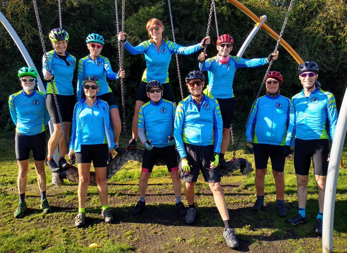 It was a day to celebrate on Wednesday, Mick L put on a superb ride on from Escomb to Eggleston Hall with a coffee stop a Johnny Proud’s house and to cap a grand day out we all where wearing our new SOC tops a very artistic picture courtesy of Mike M