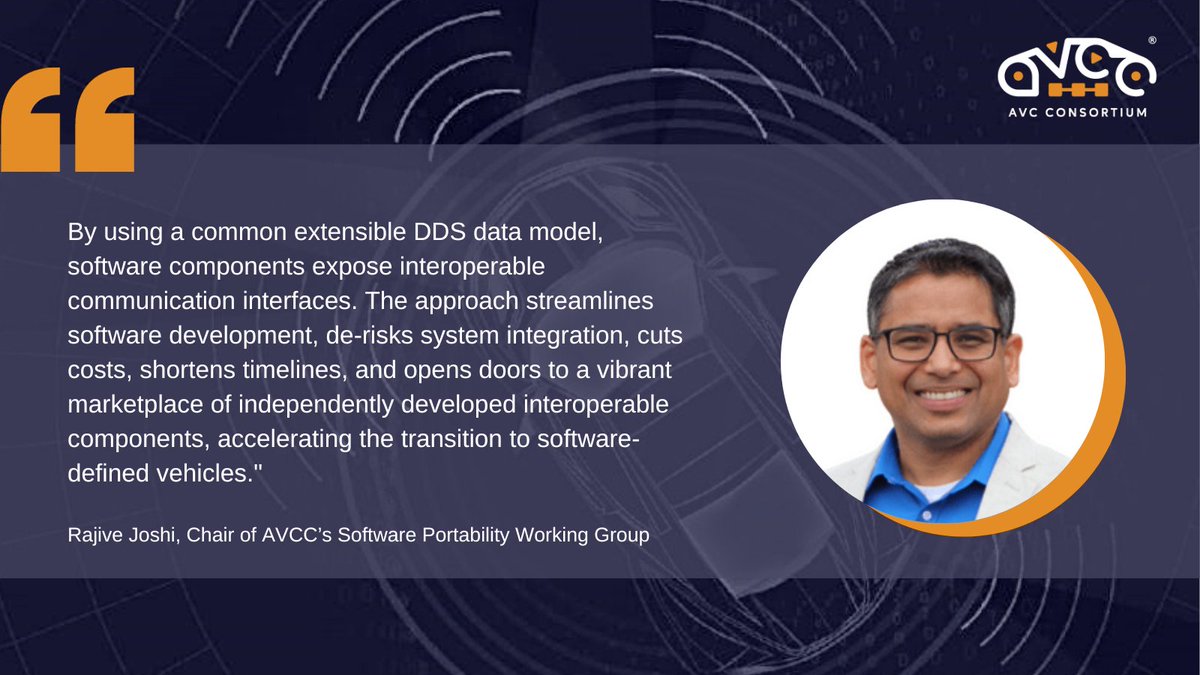 AVCConsortium's tweet photo. We have just launched a new Technical Report to help simplify and accelerate the development of software-defined vehicles via a common Communication Data Architecture! 

Read the full announcement and download the report here:  https://t.co/9Fi1zSrZqW https://t.co/25aVQQ711z