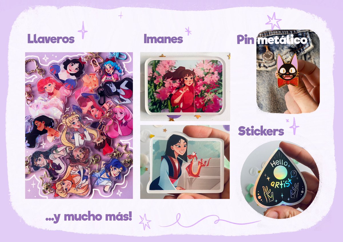 Tanisketch's tweet photo. @JW_Arte Hola! Soy Tania y estaré en el stand 25 del Artist House (pabellón 3) junto con @midiatamente 💕

Estas son algunas de las cosas que llevaré. Puedes reservar o preguntar por MD cualquier cosa que necesites! 
Nos vemos muy pronto! ✨ https://t.co/BqwiJZdXAX