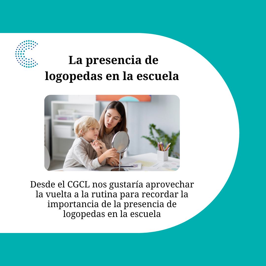 consejologopeda's tweet photo. 📚Ya se ha iniciado el nuevo curso escolar. Desde el CGCL nos gustaría aprovechar la vuelta a la rutina para recordar la importancia de la presencia de logopedas en la escuela. https://t.co/P0H3WRl7MH