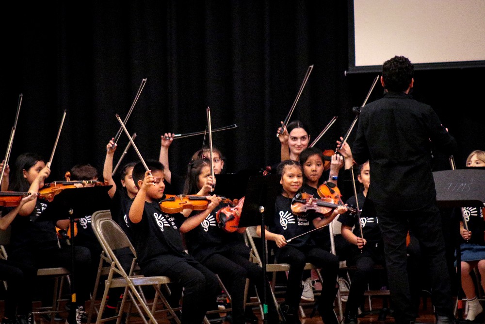 This #ThankfulThursday, we're grateful for our school partners! Hiliana Leon, Principal at Hibbard Elementary, says, "The presence of TPMS in our community has been nothing short of a catalyst for positive change, enriching lives through music education." #musiceducationmatters