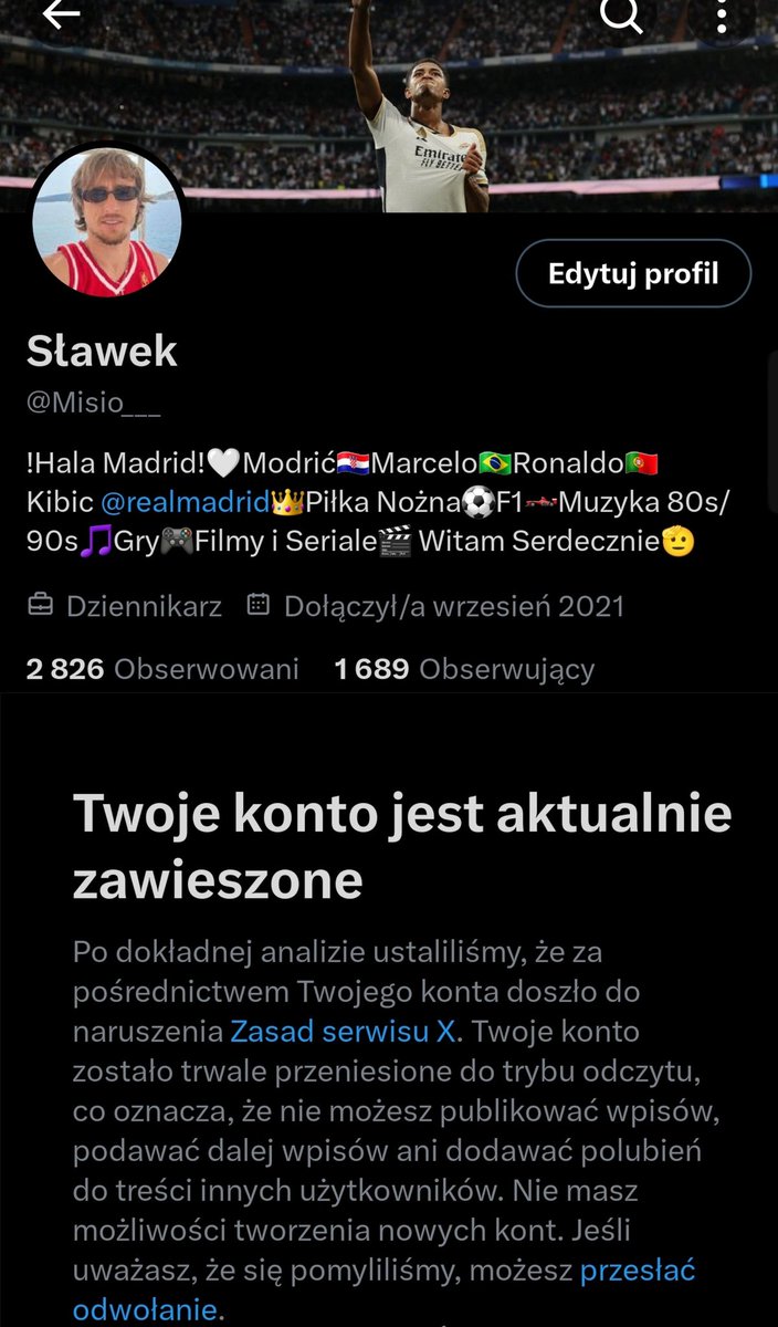 misio____'s tweet photo. Niestety nastąpiła przykra sytuacja😥

Na moim głównym koncie otrzymałem bana, więc zostałem zmuszony założyć nowe konto...

Mam nadzieję, że w jakimś stopniu uda się "przywrócić" osoby, z którymi razem tworzyłem ten profil

Możecie strzelić RT, aby mi trochę pomóc, dziękuje ❤ https://t.co/Hr3WfMd7my