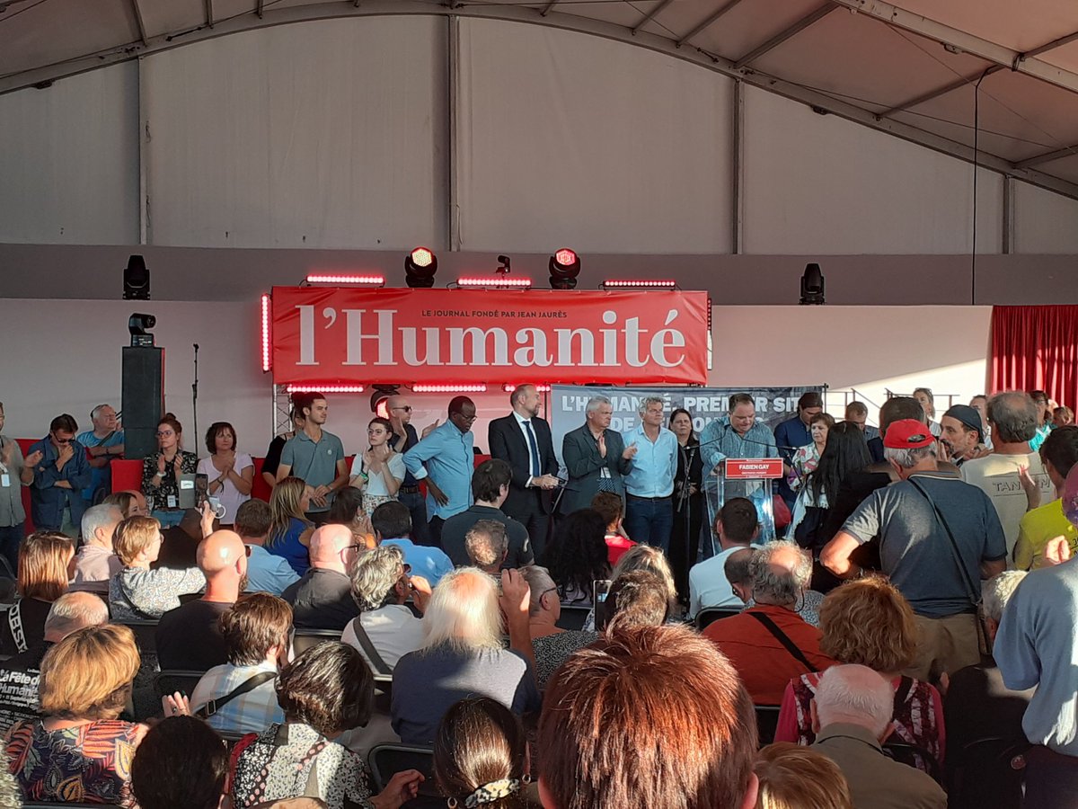 JeromeMonamy's tweet photo. La #fetedelhumanite est officiellement inaugurée.
Des camarades, de la culture et des débats pendant 3 jours à #bretignysurorge .
Un grand moment à vivre.
#pcf31 https://t.co/HDqQJia1aW
