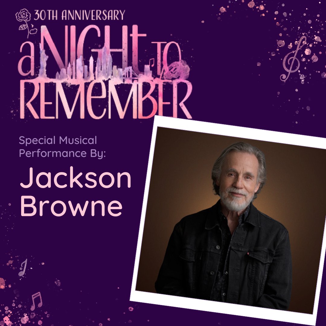 Our long-time friend, Rock and Roll Hall of Fame singer/songwriter <a href="/JacksonBrowne/">Jackson Browne</a>, will take the stage for a special guest performance in celebration of our 30th Anniversary!  We're so grateful that Jackson will "Stay" with us ... just a little bit longer 🎤🎸
