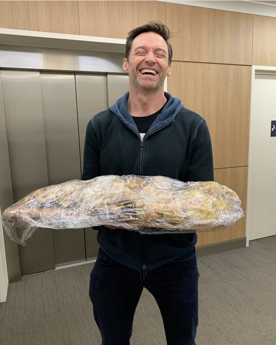 It’s National Eat A Hoagie Day, and Hugh has brought enough sandwiches for all of us! 😀 #hughjackman #nationaleatahoagieday 📷: Hugh Jackman (Sept, 9, 2019)