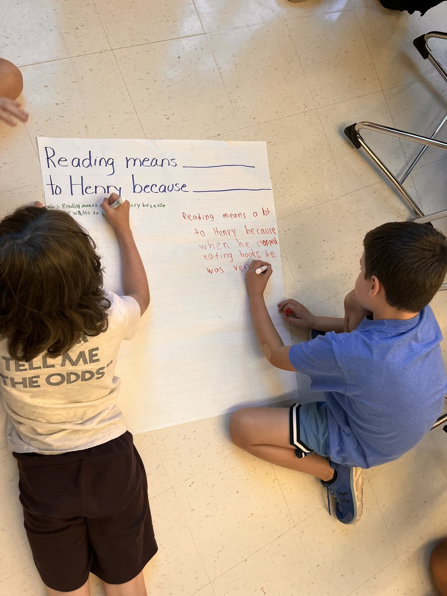 The routines keep coming! Chalk talk fun today! <a href="/WitWisdomELA/">Wit & Wisdom English</a>