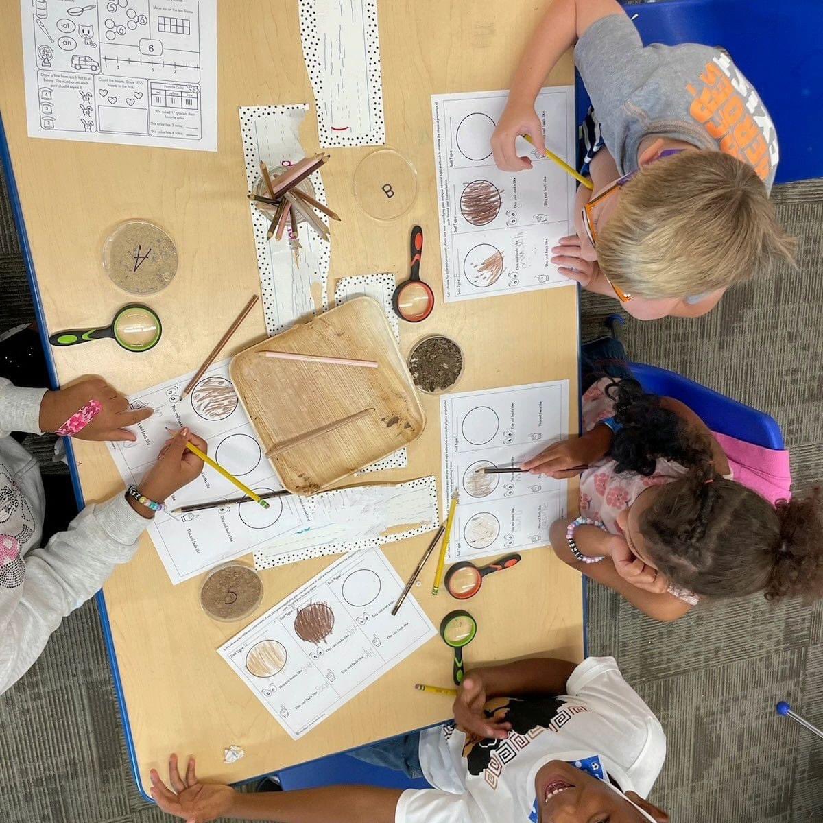 AVLCitySchools's tweet photo. Ms. Maggie's class at Hall Fletcher Elementary has a great time comparing soil types. They compared sand, silt and clay.
#theHFEdifference
#ACSCougarPride https://t.co/iUvvGp7qEk