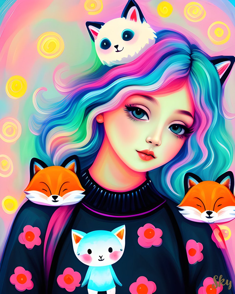 ✨Spooky Girl 11✨ #StaySpooky
🦊Spooky Fox Girl! 0.02eth!🦊👻🧡
opensea.io/collection/spo… #NFTCollection