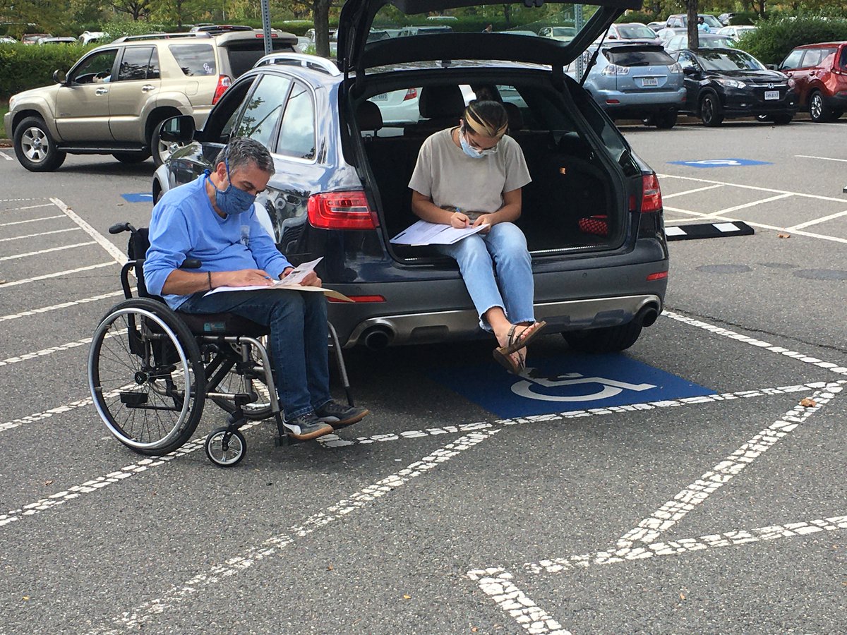 fairfaxvotes's tweet photo. It's Disability Voting Rights Week. Because there should be no barriers to voting, we offer curbside voting to people with disabilities, ballot marking devices and other assistance: https://t.co/j2KJNzaKY9

Early voting starts Sept. 22 for the Nov. 7 election. Get ready to vote! https://t.co/DEkm4LH9WS