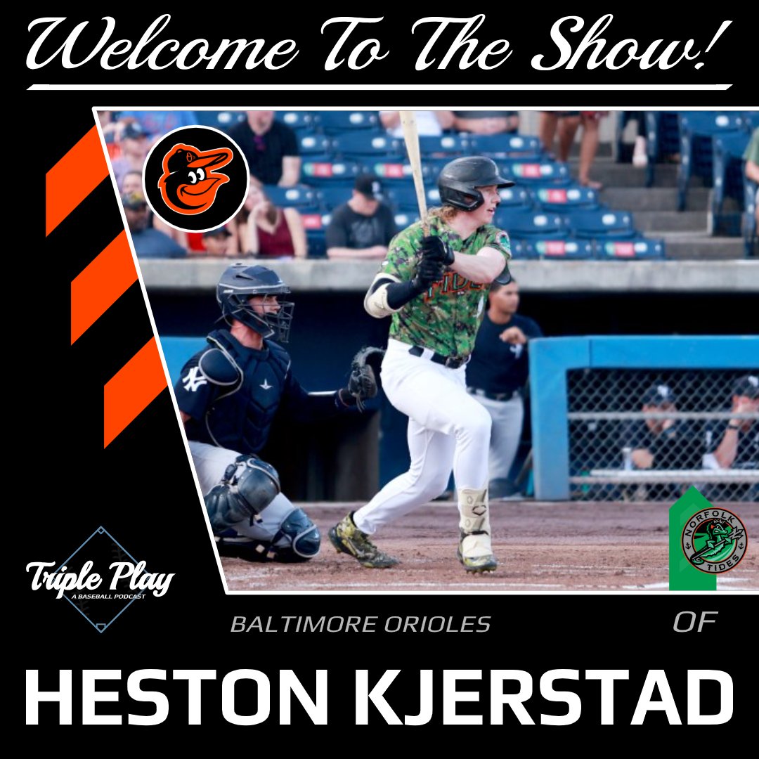 Heston Kjerstad gets the call! 

The former No. 2 overall pick has been RAKING between the AA <a href="/BowieBaysox/">Chesapeake Baysox</a> and the AAA <a href="/NorfolkTides/">Norfolk Tides</a> this season, and will get his first big league action in the form of a September call-up.
#Orioles  #Baseball #MLB #Birdland