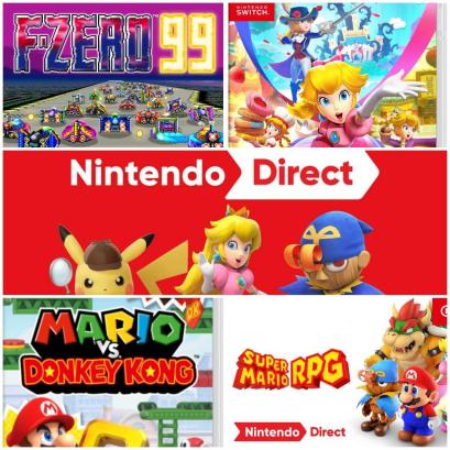 What was your favorite reveal from the latest #NintendoDirect? 

#MarioVsDonkeyKong #PrincessPeachShowTime #SuperMarioRPG #LuigisMansion2 #FZero99 #WarioWareMoveIt