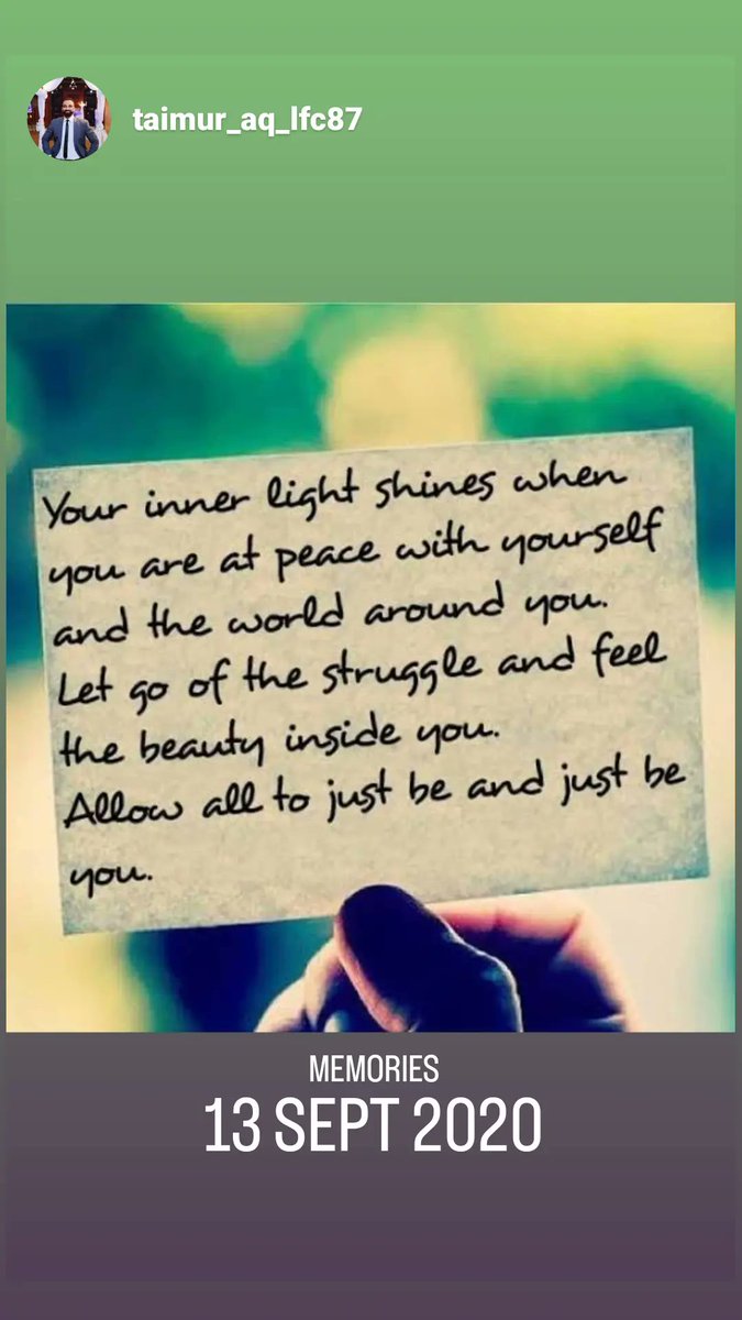 Taimi_Lfc87's tweet photo. #innershine #Peace #struggle #allowall #innerbeauty #PositiveVibes #keepshining #feelfree #positivity #enlightenment ๐ค๐๐โ๏ธ๐๐๐ https://t.co/lVsRvQqNXt