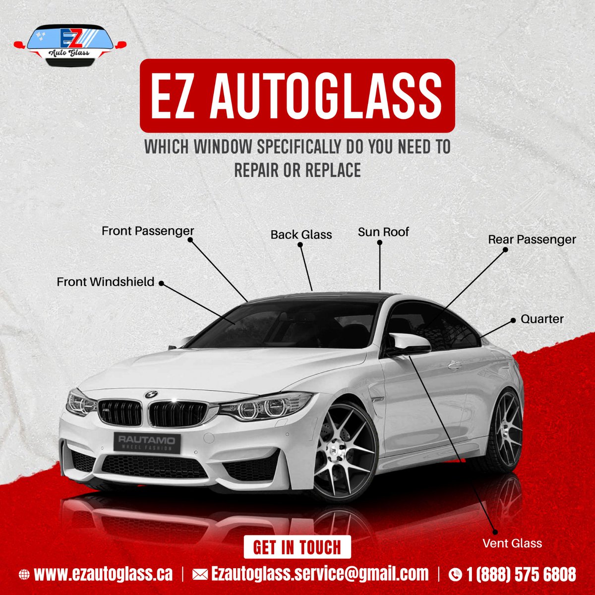 From windshields to windows, we've got your glass covered! 🔍🚗 Ez Auto Glass is your one-stop destination for all types of glass repair and replacement services. 🛠️✨ #EzAutoGlass #GlassRepair #GlassReplacement #DriveWithConfidence
#windshieldreplacement #windshieldreplacements